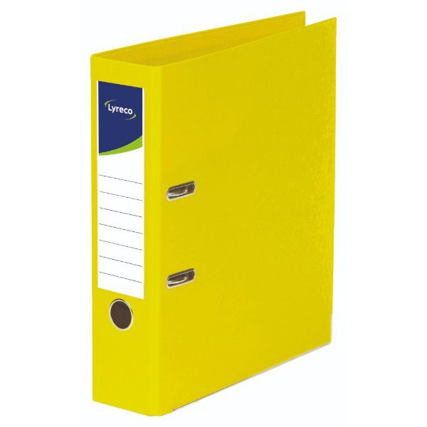 Alpedia Ordner 9960055, A4 45mm schmal PP vollfarbig gelb 3662168004763 Alpedia