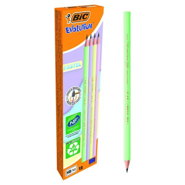 3086123744943 - Bleistift-Set EVOLUTION PASTEL 518307 farbig sortiert kA HB 3086123744943 12 Stück