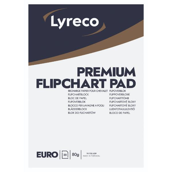 Alpedia Flipchartblock Premium 890180, 98x65cm, blanko, 80g 3662168057226 Alpedia 5 Stück