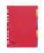Kartonregister 29238, 12-teilig blanko, A4, 240 g/m&sup2;, farbige Taben, 12-teilig