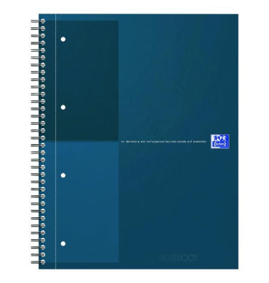 Notizbuch 400194461, blau, A4+, liniert, 80g, 80 Blatt / 160 Seiten