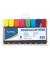 Textmarker HY2376-8, rot, pink, gelb, blau, violett, orange, grün, Groß Keilspitze