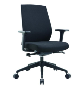 B&uuml;rostuhl Phoenix, schwarz, mit Armlehnen, bis 110kg
