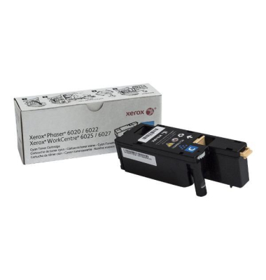 Toner für Phaser 6020 Xerox 106R02756, 1 K, cyan