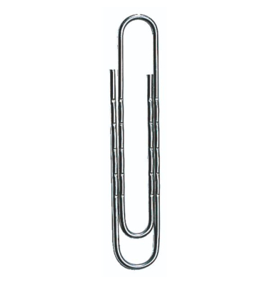 Aktenklammern Neutral, 50mm, gewellt, verzinkt