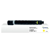 Toner Neutral 15646651, kompatibel zu Canon C-EXV49, 19000 Seiten, gelb