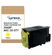 Toner 15646742 (kompatibel zu Sharp MXC-30 GTY, 6000), gelb, ca. 6000 Seiten