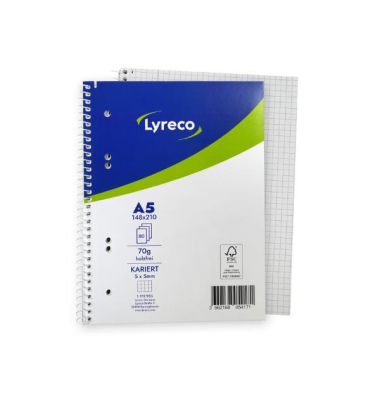 Collegeblock 100050739 / Kariert, A5, 70g, 