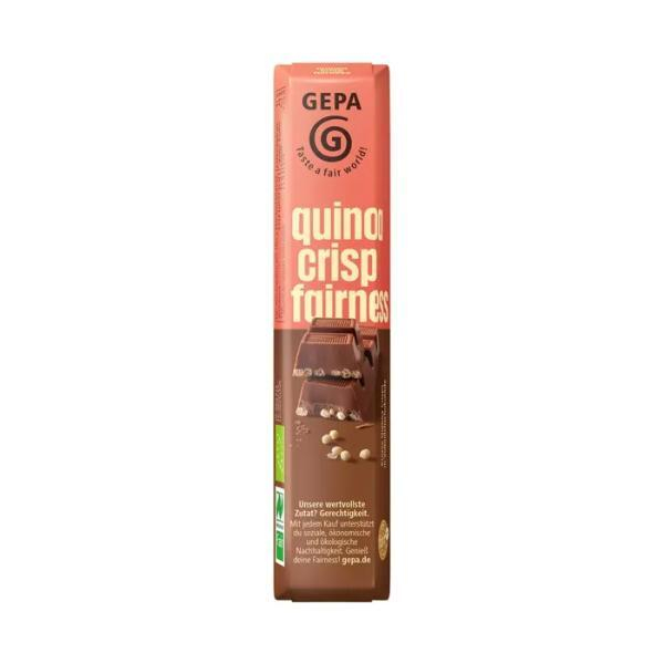 Gepa Bio Riegel Quinoa Crisp Fairness 4013320098554 Gepa
