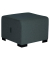Modulares Sofa Pouffe 1 Sitz Dunkelgrau