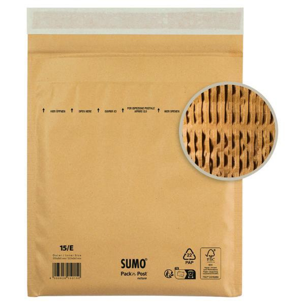 4255704331516 - Papierpolstertaschen SUMO 15 E 30131581 innen 215x265mm braun 4255704331516 100 Stück