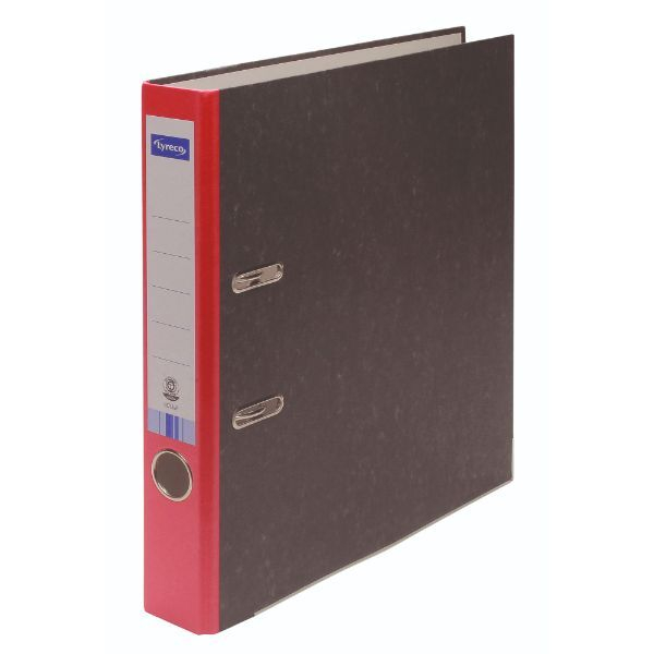 Alpedia Ordner Standard Neutral 10323798, A4 50mm schmal Karton schwarz/rot 4014481207106 Alpedia