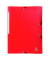 Eckspannmappe 55705E, A4 rot Recyceltes Polypropylen, mit 3 Einschlagklappen