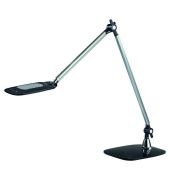 LED-Schreibtischlampe Jim, schwarz, mit Standfu&szlig;, dimmbar
