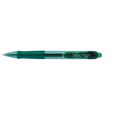 Gelschreiber Neutral Premium Grip, Strichstärke: 0,5mm, mit Druckmechanik, grün