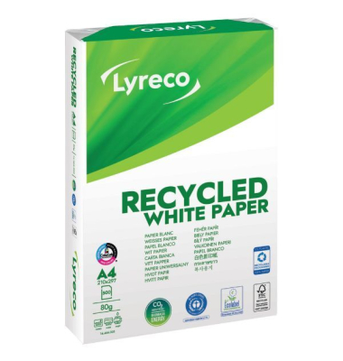 Recyclingpapier W2120X A4 80g weiß 