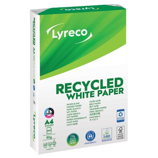 5 Stück Alpedia Recyclingpapier W2120X A4 80g weiß  3662168050449 Alpedia 500 Stück