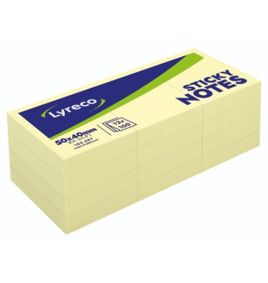 Haftnotizen 7000081357, 40x50mm, gelb, rechteckig Haftnotizen 7000081357, 40x50mm, gelb, rechteckig