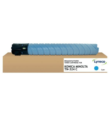 Toner Neutral 15646753, kompatibel zu Konica Minolta TN-324, 26000 Seiten, cyan
