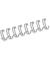 Drahtbinder&uuml;cken 5327901, 3:1, 34 Ringe auf A4, silber, 10mm