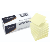 Haftnotizen 12953344, 75x75mm, pastellgelb, quadratisch
