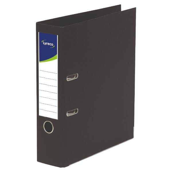 Alpedia Ordner 9960303, A4 80mm breit PP vollfarbig schwarz 3662168000819 Alpedia