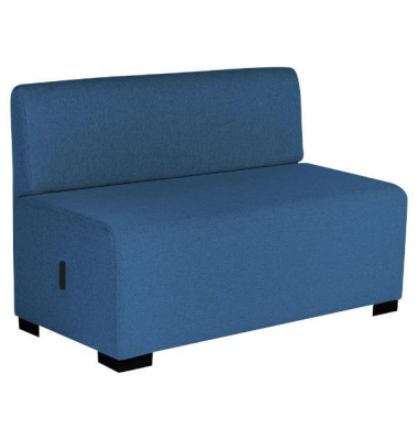 Hizia Modular 2-Sitzer mit R&uuml;ckenlehne Blau