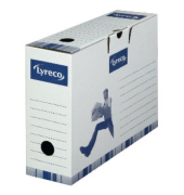 Archivbox 7761701, A4, wei&szlig;/blau, Karton