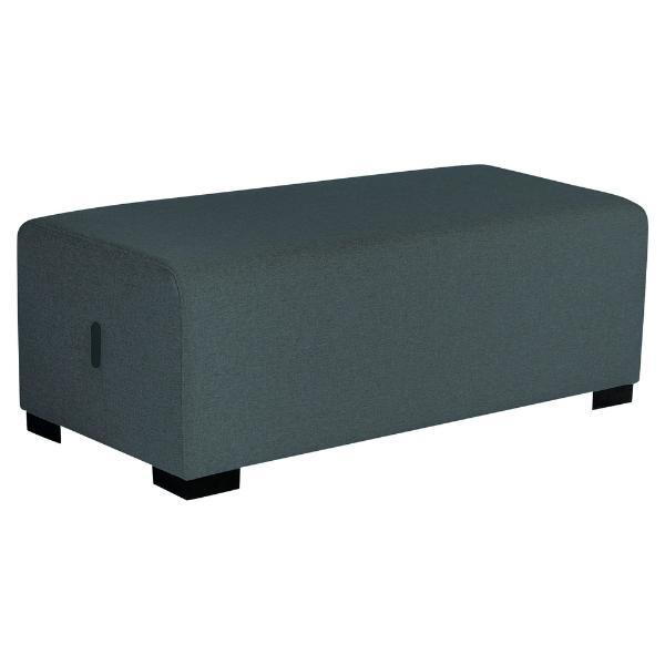 Alba Modulares Sofa Pouffe 2 Sitze Dunkelgrau 3129710018307 Alba