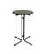 Stehtisch Limburg 667752 110cm (H), Ø 85cm (BxT), rund, schwarz / schwarz