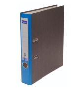 Ordner Standard Neutral 10323780, A4 50mm schmal Karton schwarz/blau