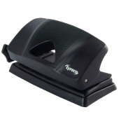 Bürolocher 401010, schwarz, bis 10 Blatt 10 Blatt, mit Anschlagschiene