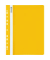 Schnellhefter Office to go 102015210, A4, gelb, Polyvinylchlorid (PVC), Vorderdeckel transparent