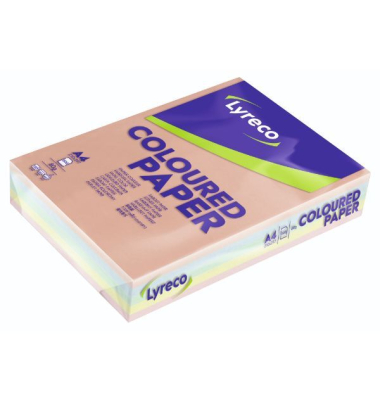 Kopierpapier A4/sortiert sortiert pastell A4 80g 