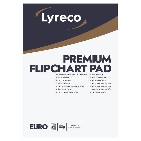 Alpedia Flipchartblock Premium 890180, 98c65cm, kariert / blanko, 80g 3662168057257 Alpedia 5 Stück