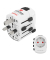 Reiseadapter World Travel Pro 223471, St: universal, Bu: SchukoEuro, weiß