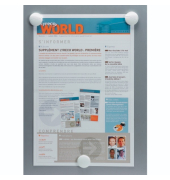 Haftmagnet 153702, Rund, 37mm &Oslash;, wei&szlig;, 18 Blatt