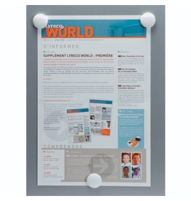 Haftmagnet 153702, Rund, 37mm &Oslash;, wei&szlig;, 18 Blatt