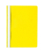 Schnellhefter 400128292, A4, gelb, Polypropylen (PP), Vorderdeckel transparent