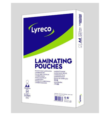 Laminierfolien LP177, A4, 216x303mm, 125mic x2, matt