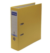 Ordner 10789659, A4 80mm breit Karton vollfarbig gelb