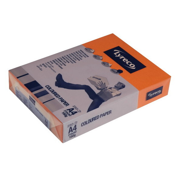 Alpedia Kopierpapier Coloured Paper 1765 orange A4 160g 3329680176506 Alpedia 250 Stück