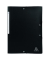 Eckspannmappe 55701E, A4 schwarz Recyceltes Polypropylen, mit 3 Einschlagklappen