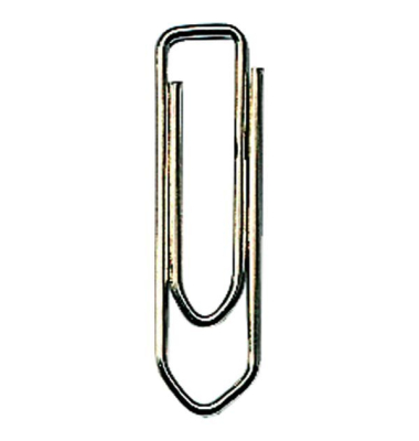 Büroklammern Neutral, 32mm, verzinkt