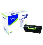 Neutral Toner kompatibel mit Lexmark 52D2X00, Reichweite: 45.000 Seiten, schwarz