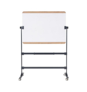 Stativdrehtafel-Whiteboard Ace, QR7103AN, 120x90cm (BxH), lackiert, Holzrahmen
