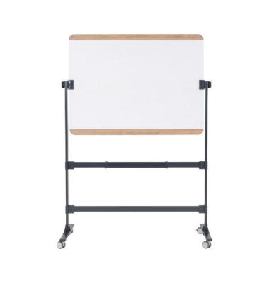 Stativdrehtafel-Whiteboard Ace, QR7103AN, 120x90cm, lackiert, Holzrahmen