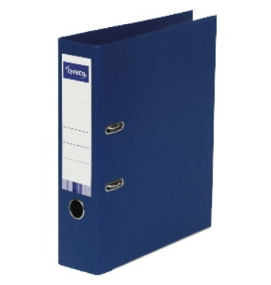 Ordner 10203347, A4 80mm breit PP vollfarbig royalblau