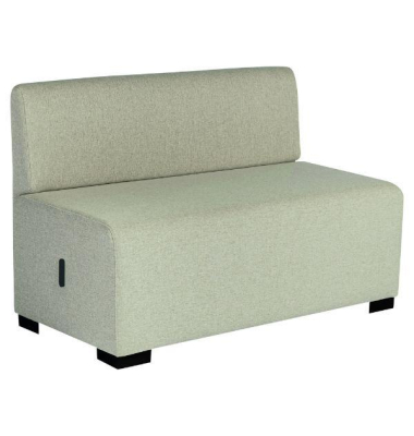 Hizia Modular 2-Sitzer mit R&uuml;ckenlehne Beige