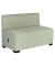 Hizia Modular 2-Sitzer mit Rückenlehne Beige